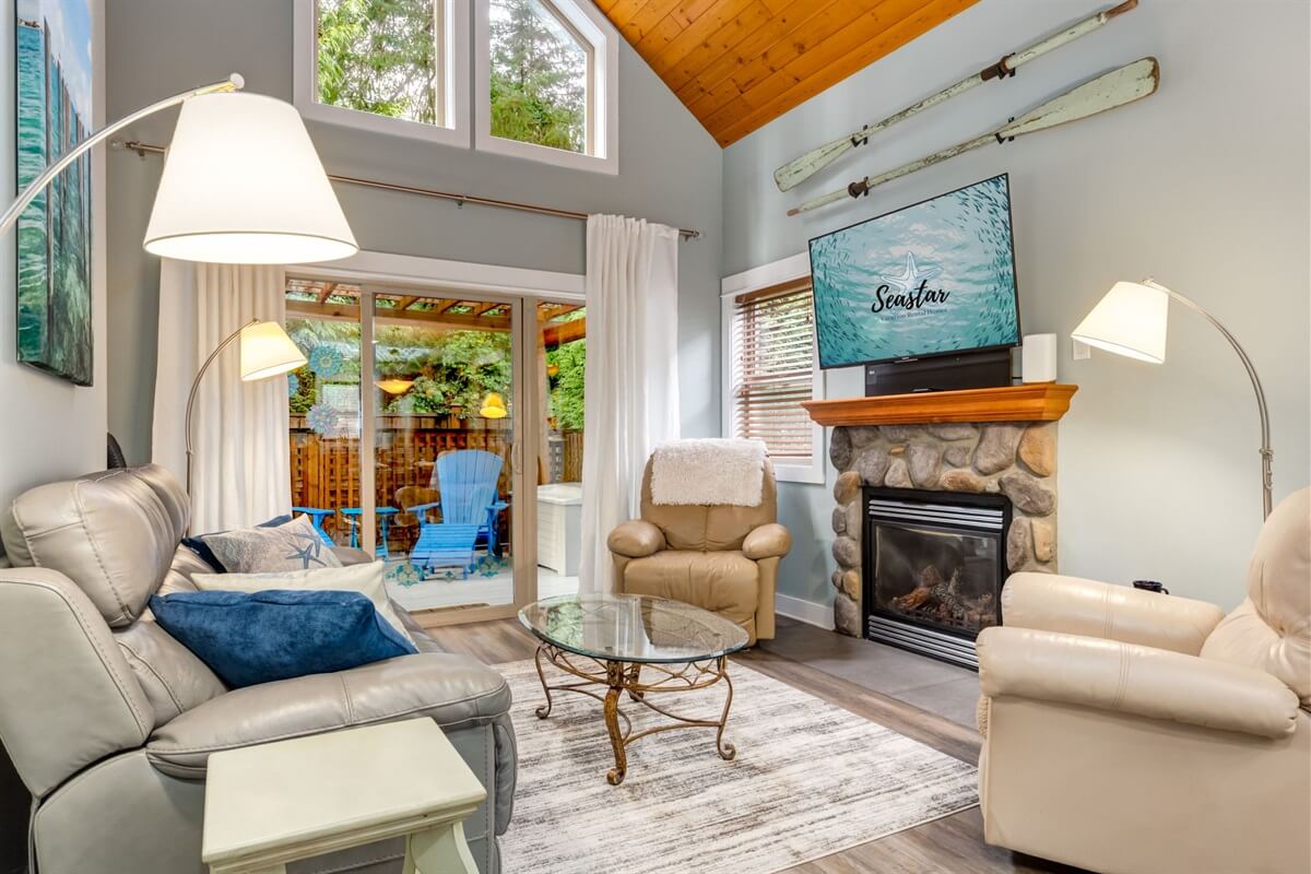 The Beach House — front porch entry