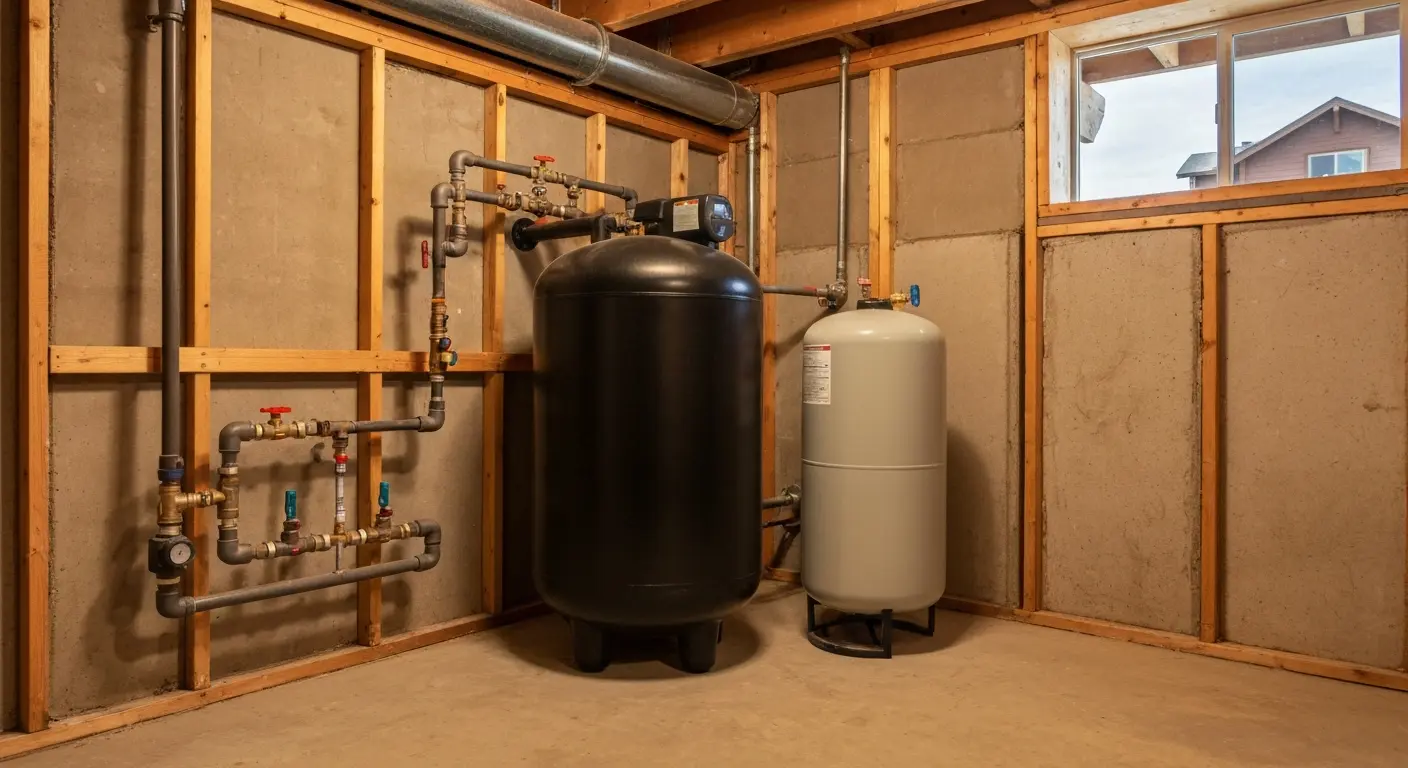 Water softener installation in Lakewood home