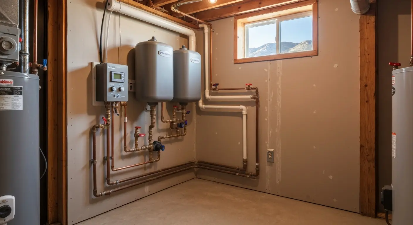 Water softener installation