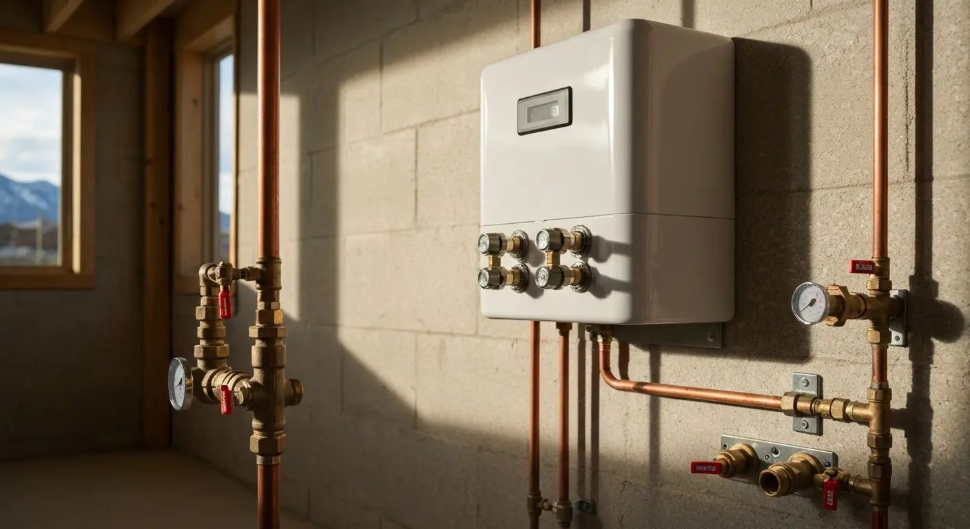 Water softener installation in Fort Collins home