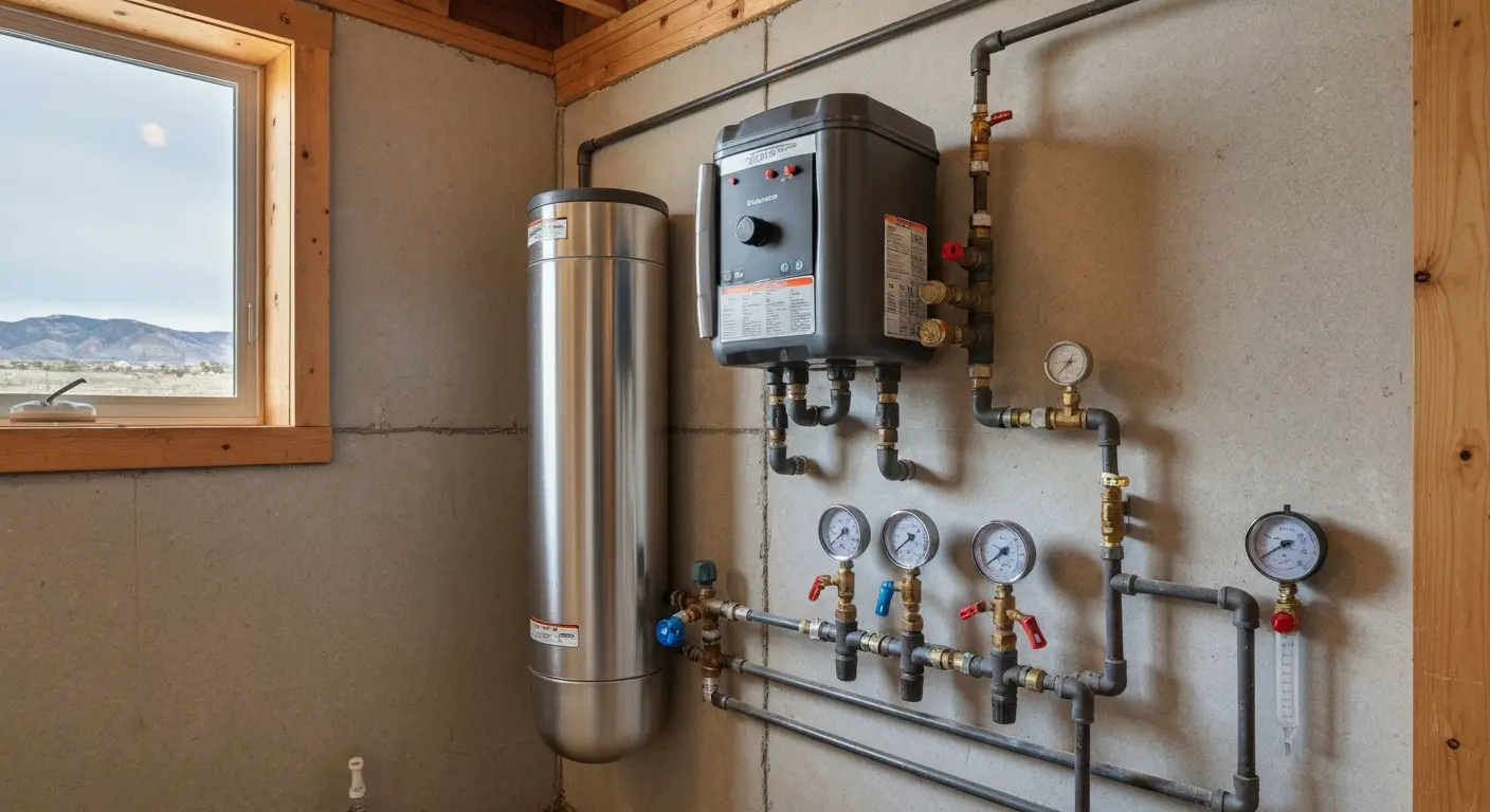 Water softener installation in Eaton home