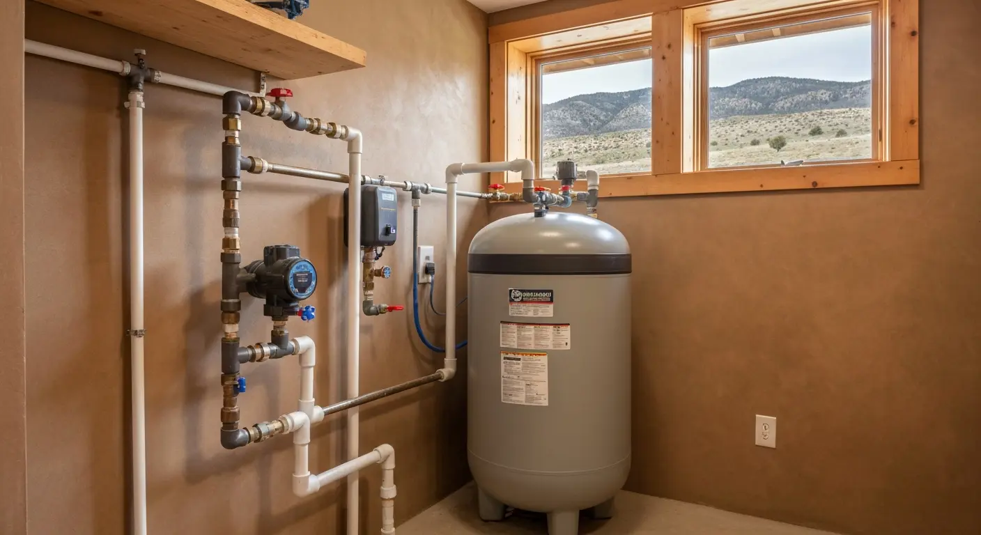 Water softener system installation