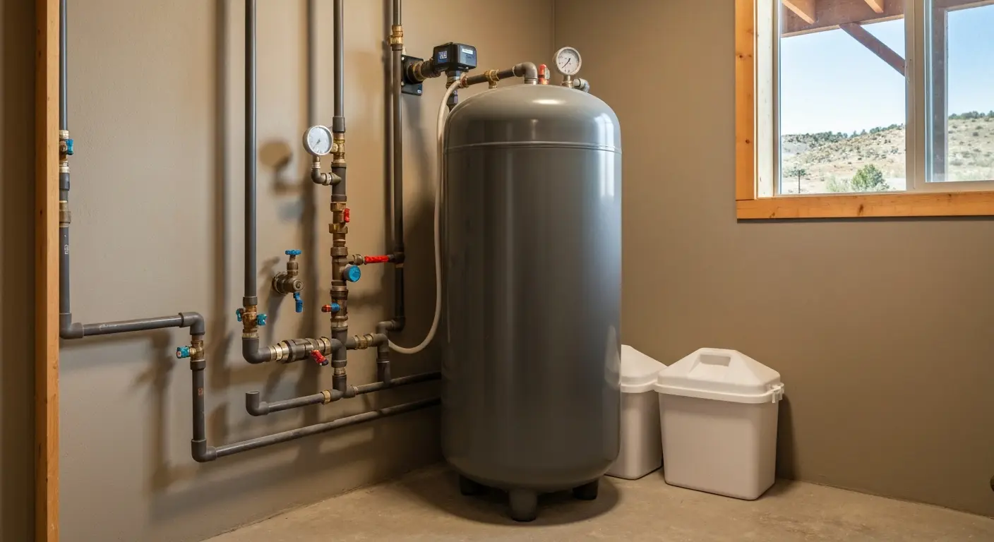 Water softener system installation
