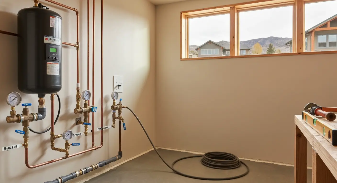 Vista Ridge water softener installation