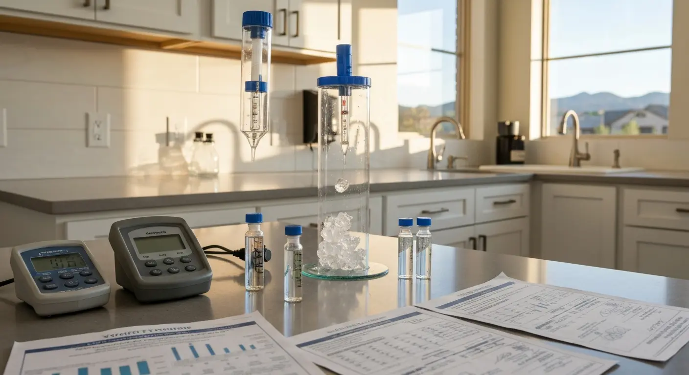 Water testing in Aurora home
