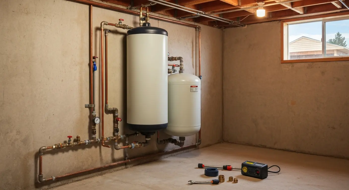 Water softener installation