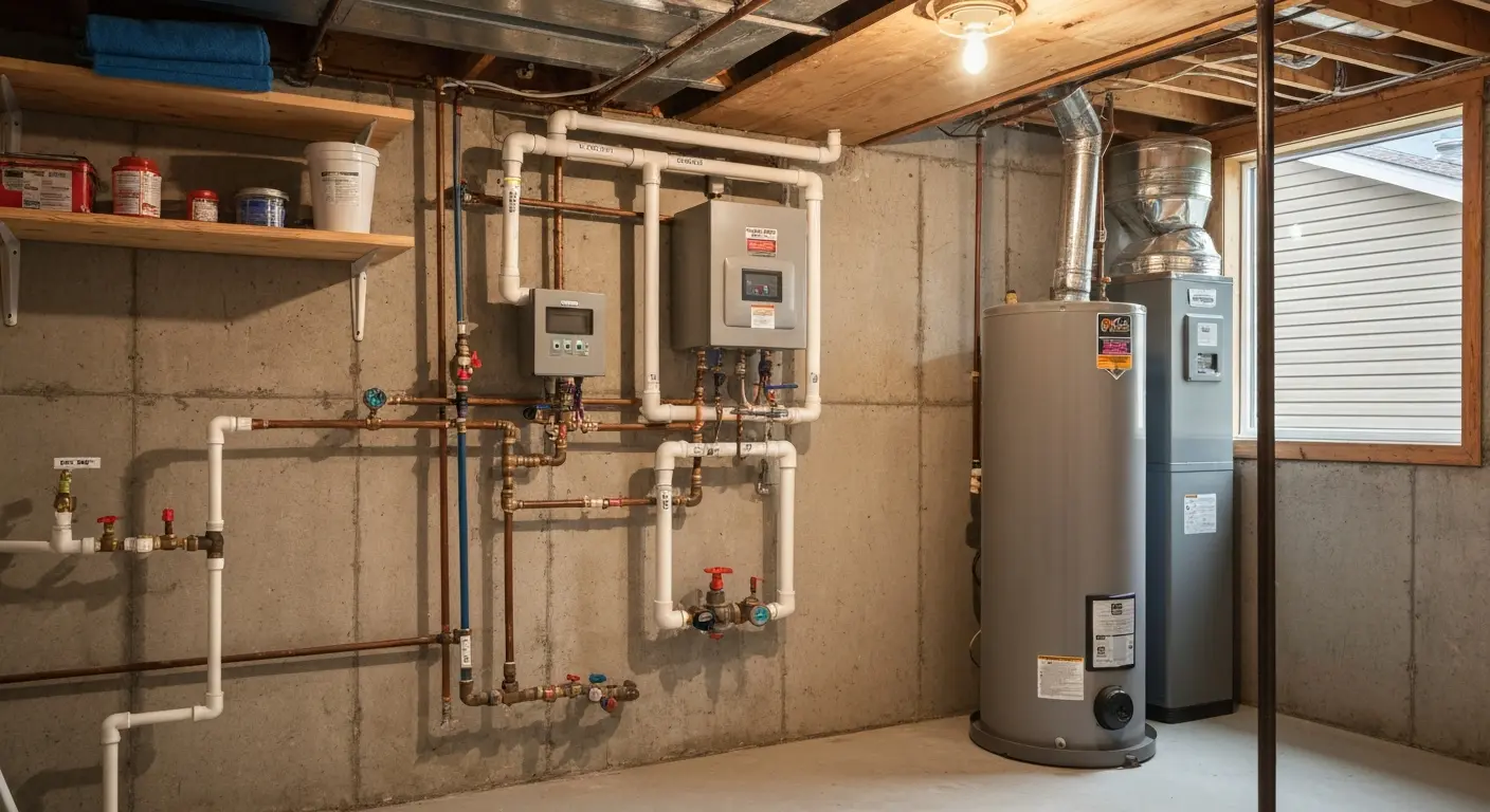 Water softener system installation