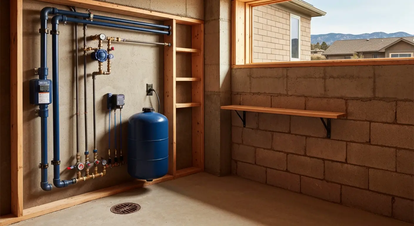 Water softener system installation