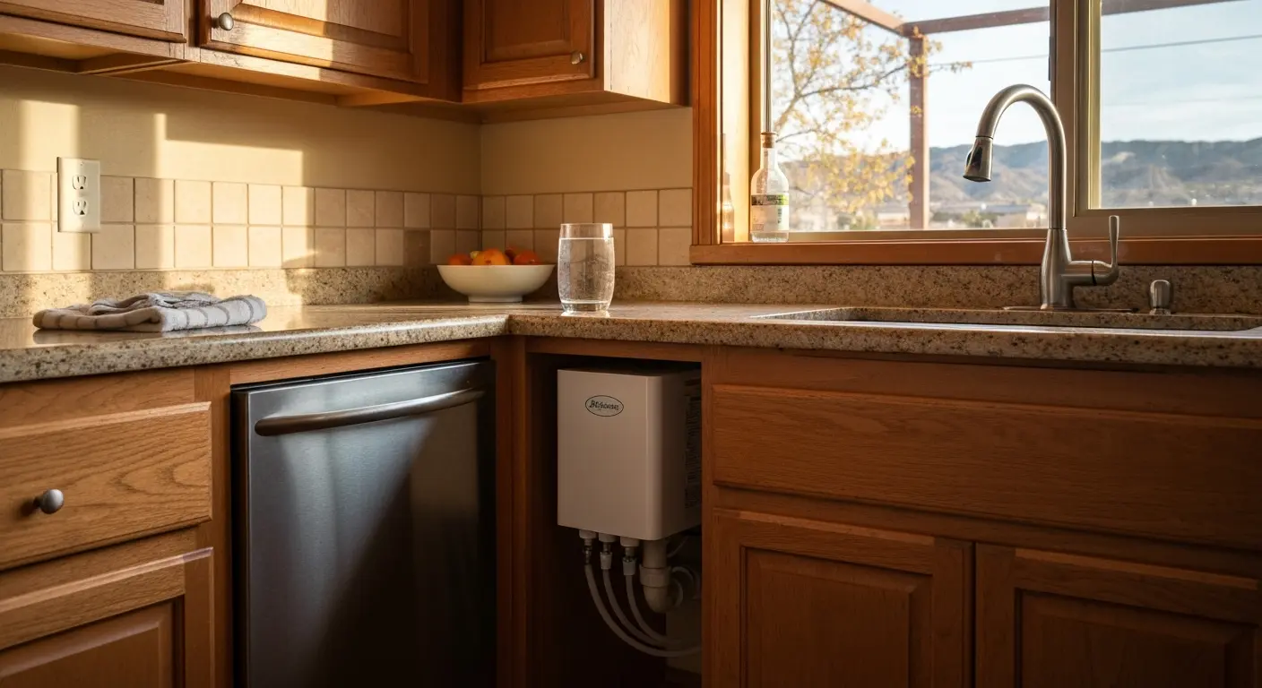 Alkaline water purification system
