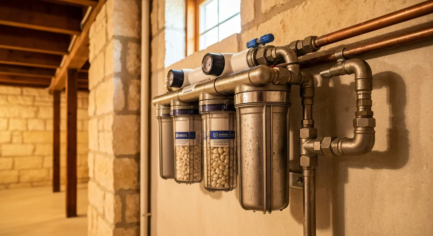 Alkaline remineralization filter system