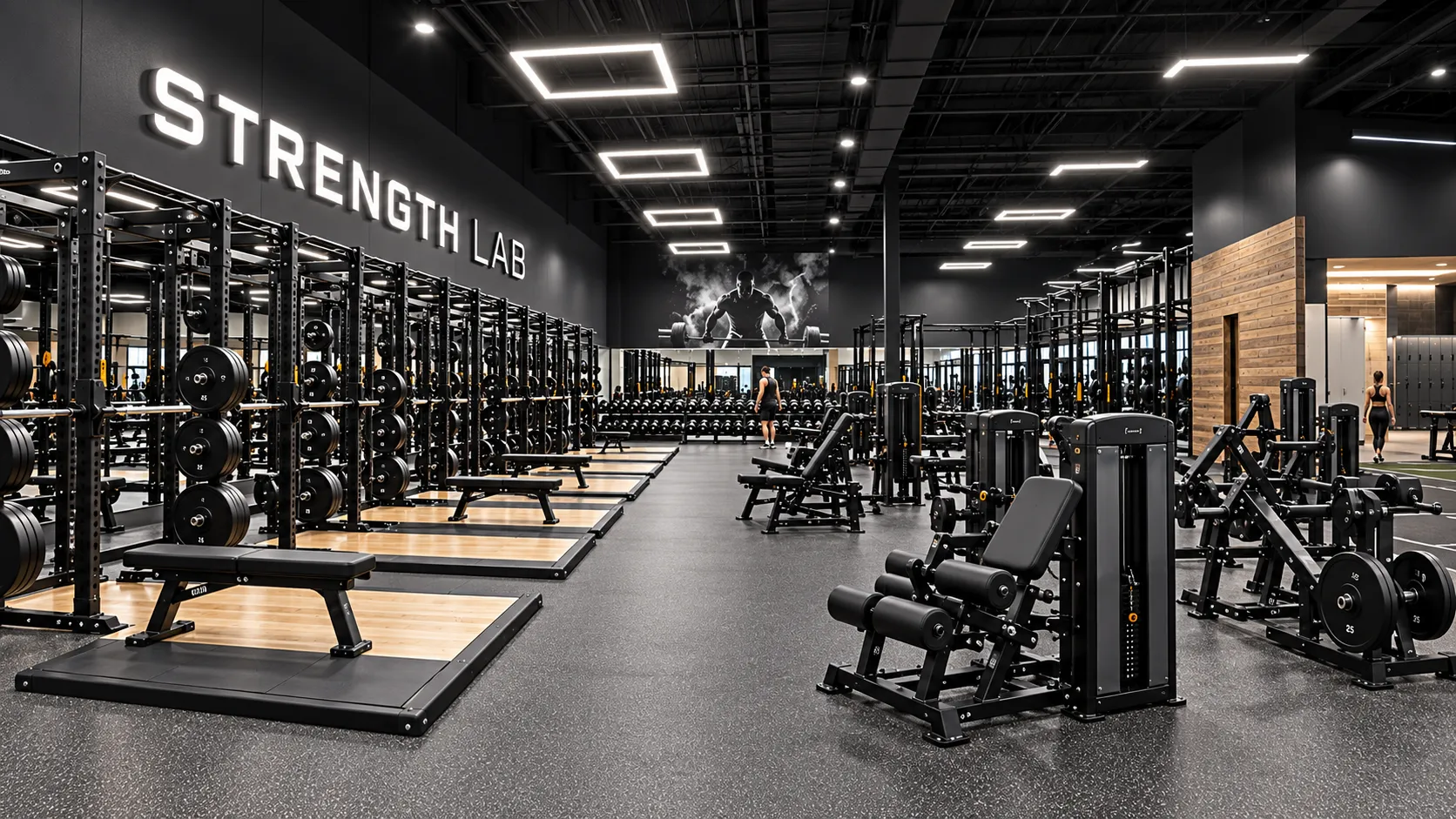 The Strength Lab training floor