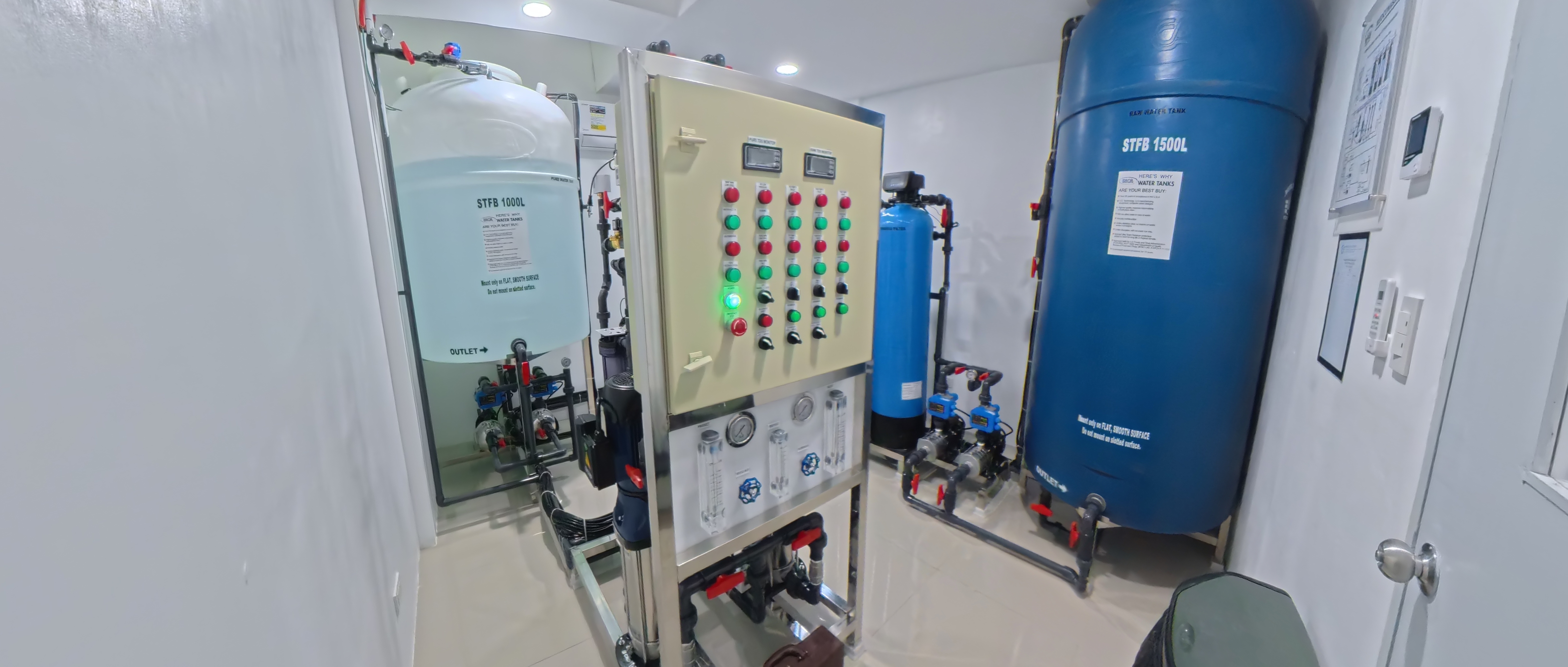 Reverse osmosis water treatment
