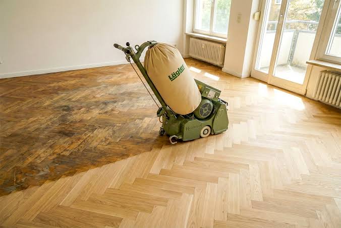 Hardwood floor refinishing and sanding