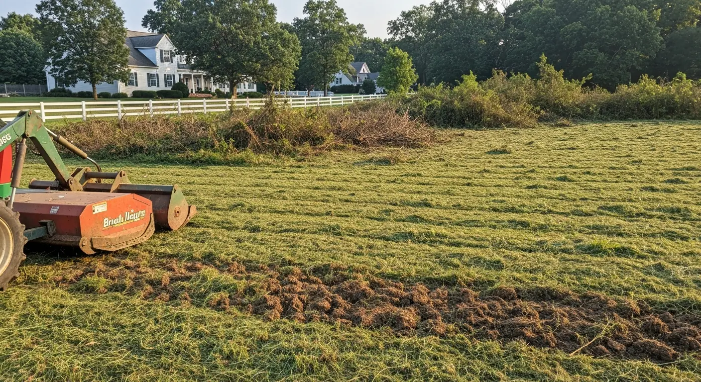 Brush hogging service
