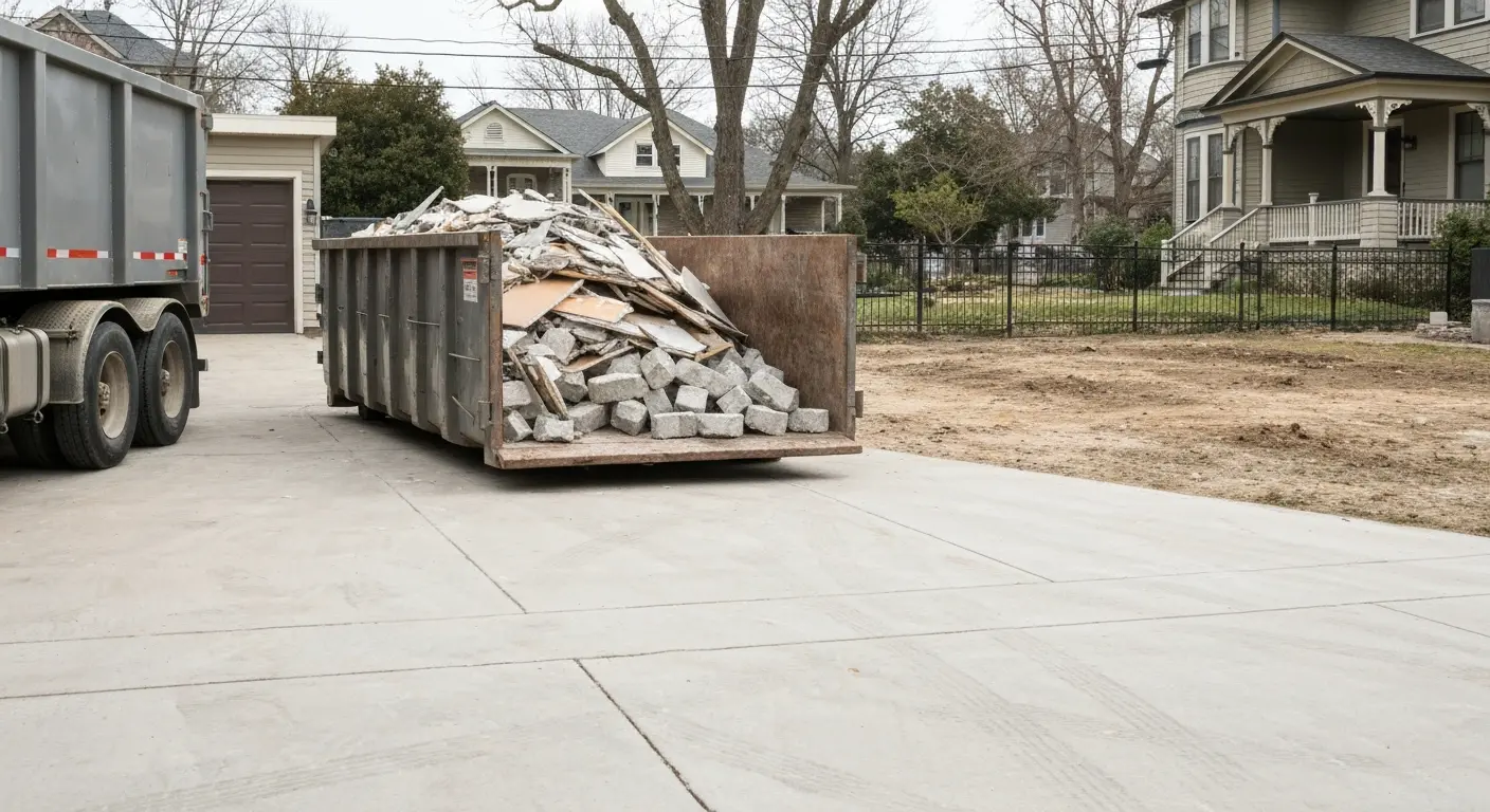 Material hauling and debris removal