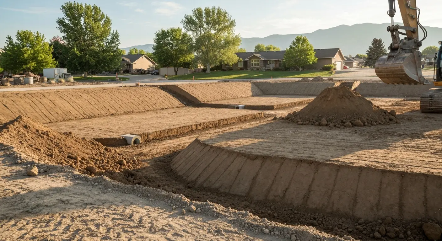 Grading and site prep