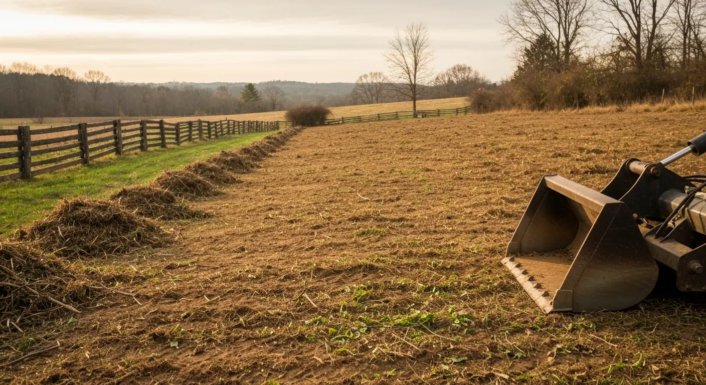 Brush hogging service in Butler County