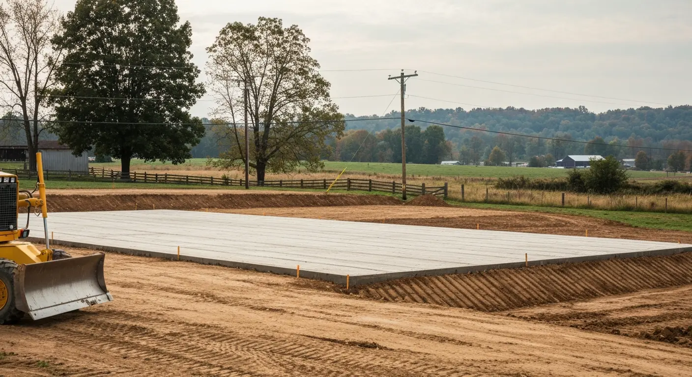 Grading work in Venango County