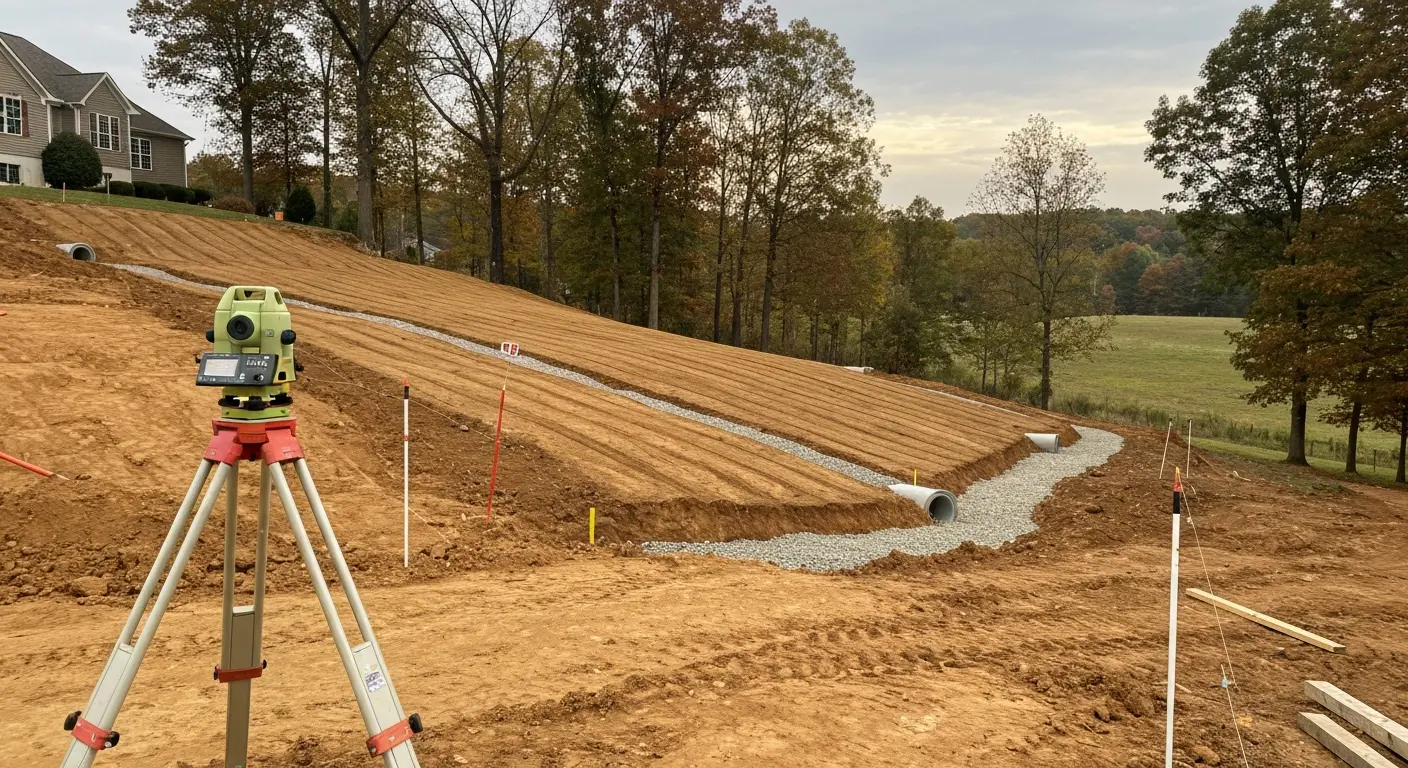 Residential land grading
