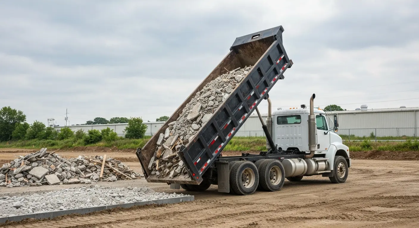 Debris hauling service