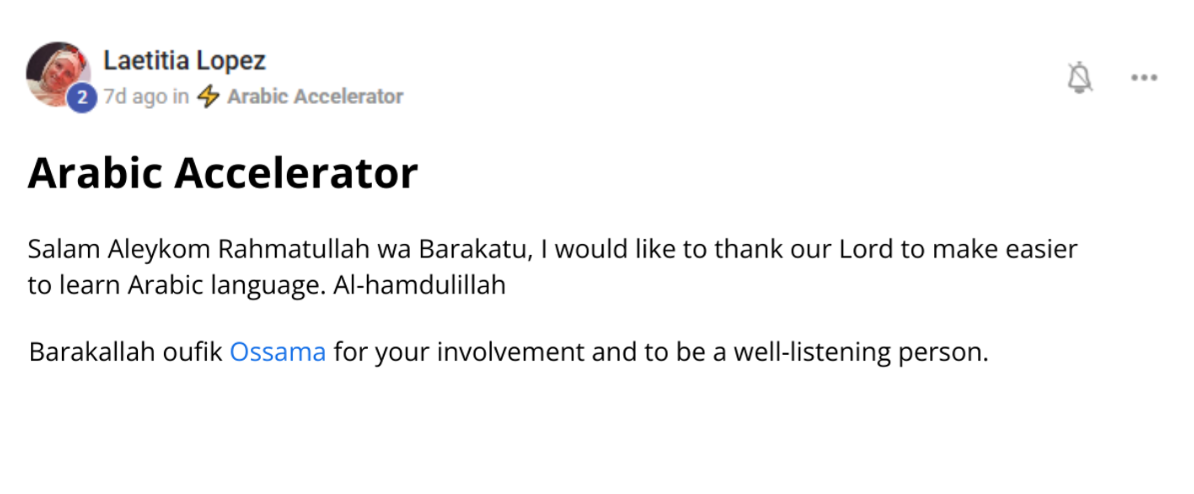 Student testimonial 2