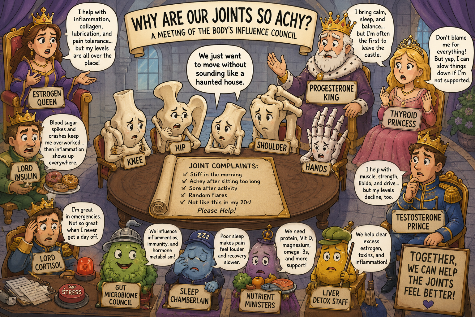 Exaplining achy joints in perimneopause