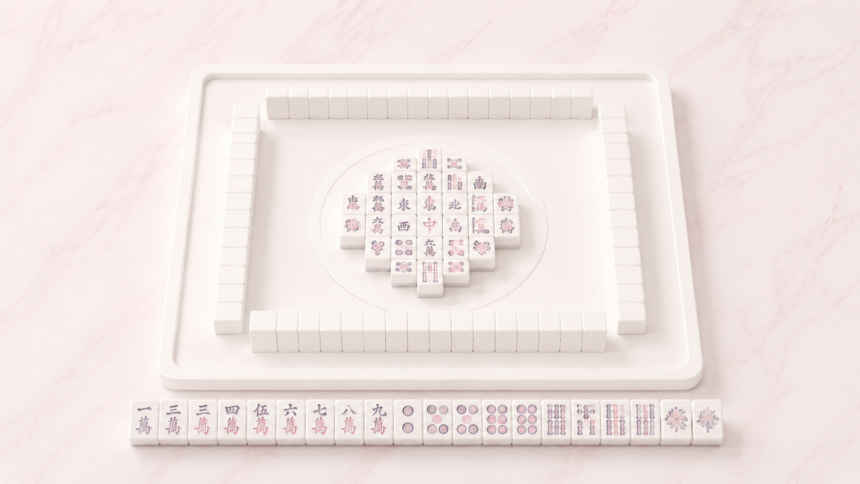 BougieMahj Mahjong tile set