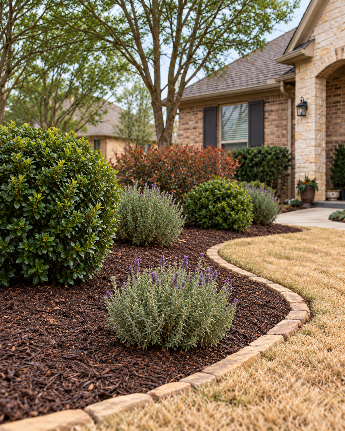 Vulnerable trees and shrubs before freeze protection