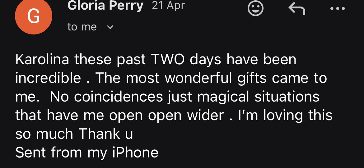 Client testimonial: Gloria