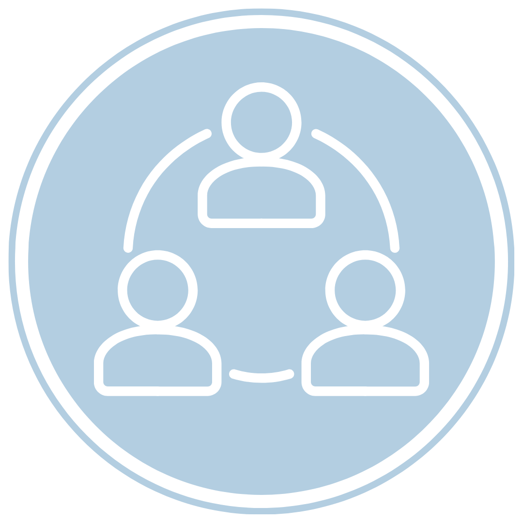 woman business owner leading a small team and contractors in a growing service business