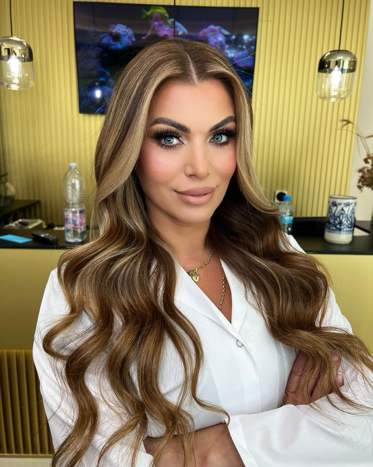 Yllka’s portrait from the clinic’s October 2024 Instagram archive.