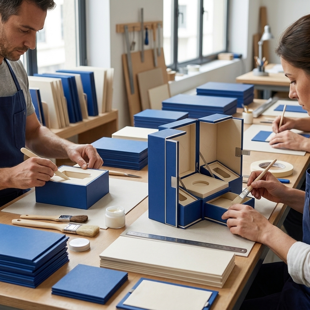Custom packaging production