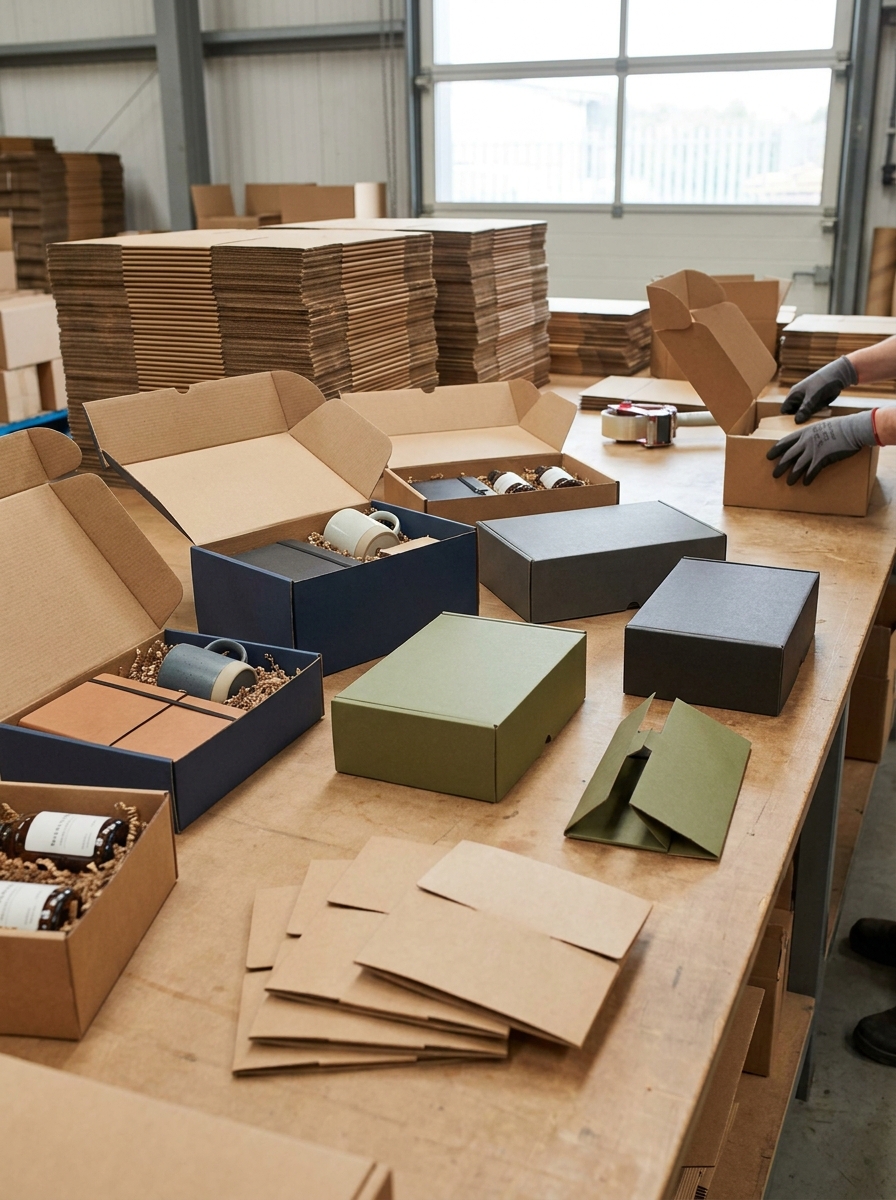 Finished custom packaging product