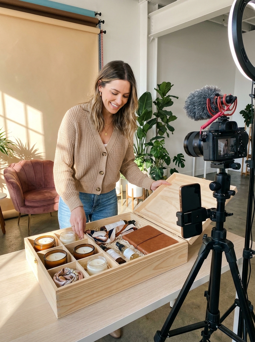 Influencer and public relations packaging kit