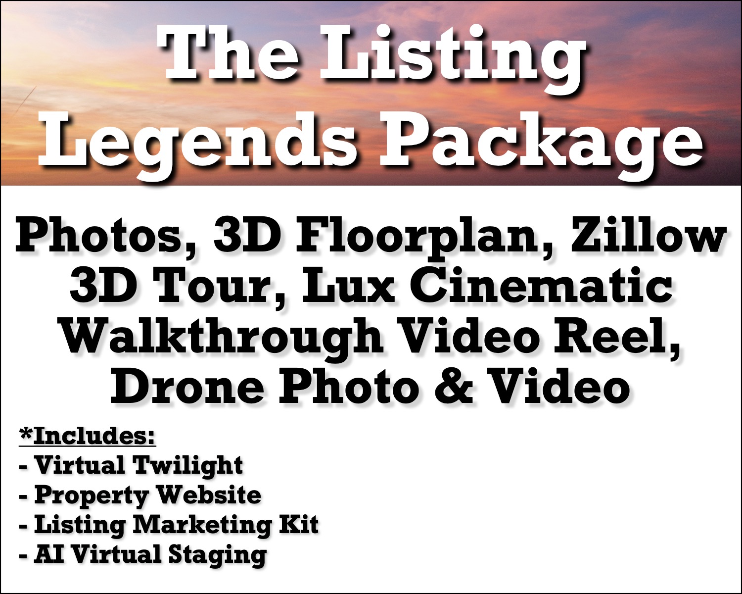 The Listing Legends Package