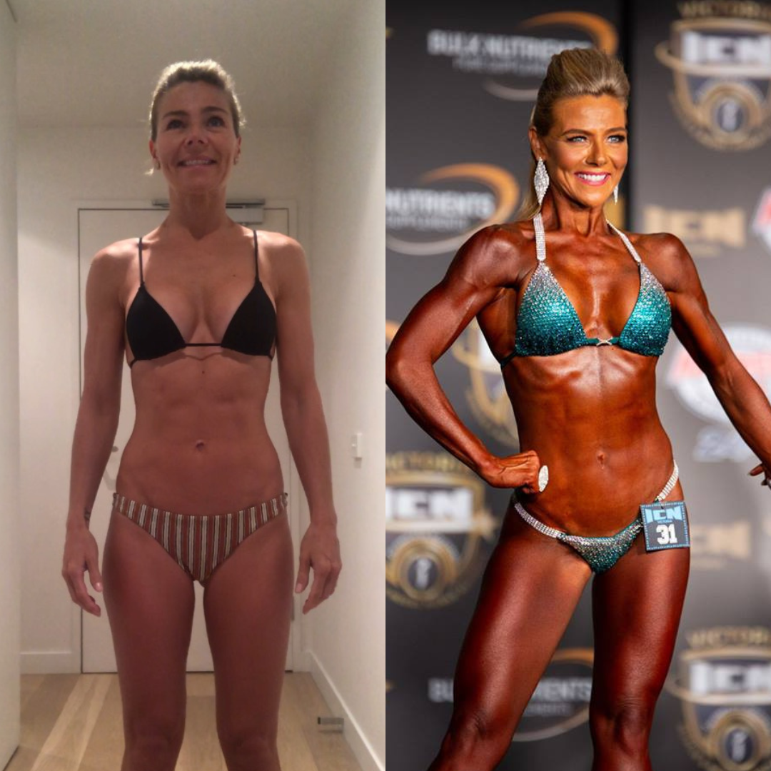 ICN Fitness Model Over 40 Years Competiion Prep