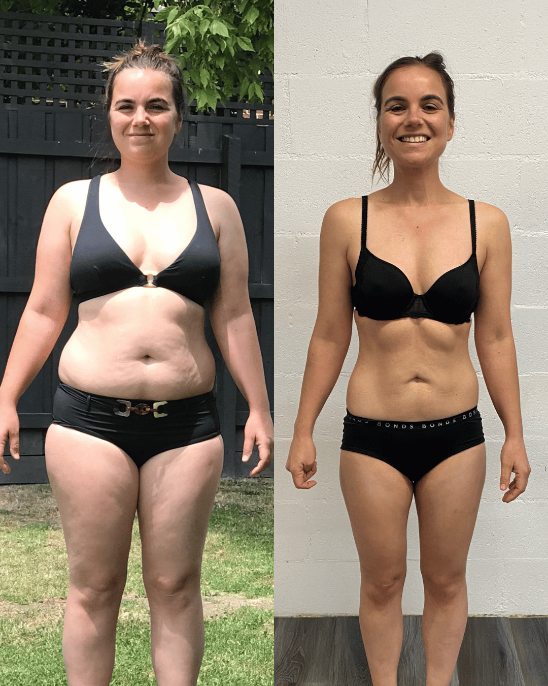 Post Natal Pregnancy Weight Loss Client Transformation