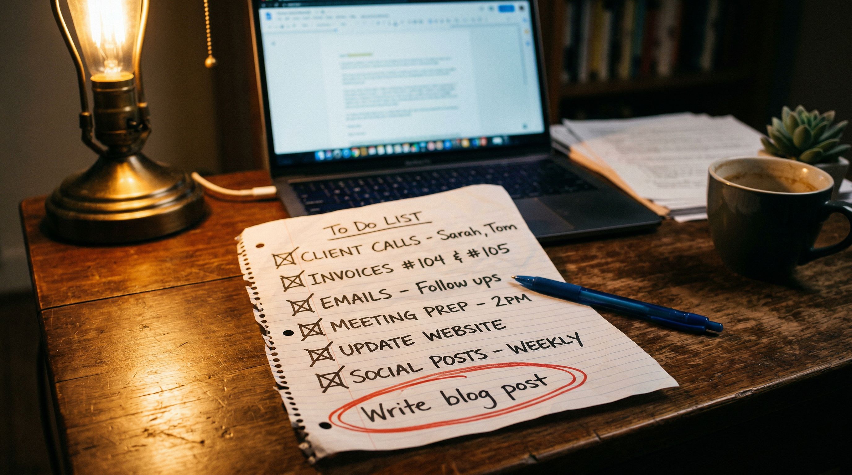 Why Blogging Always Falls to the Bottom of Your To-Do List (And How to Fix It)