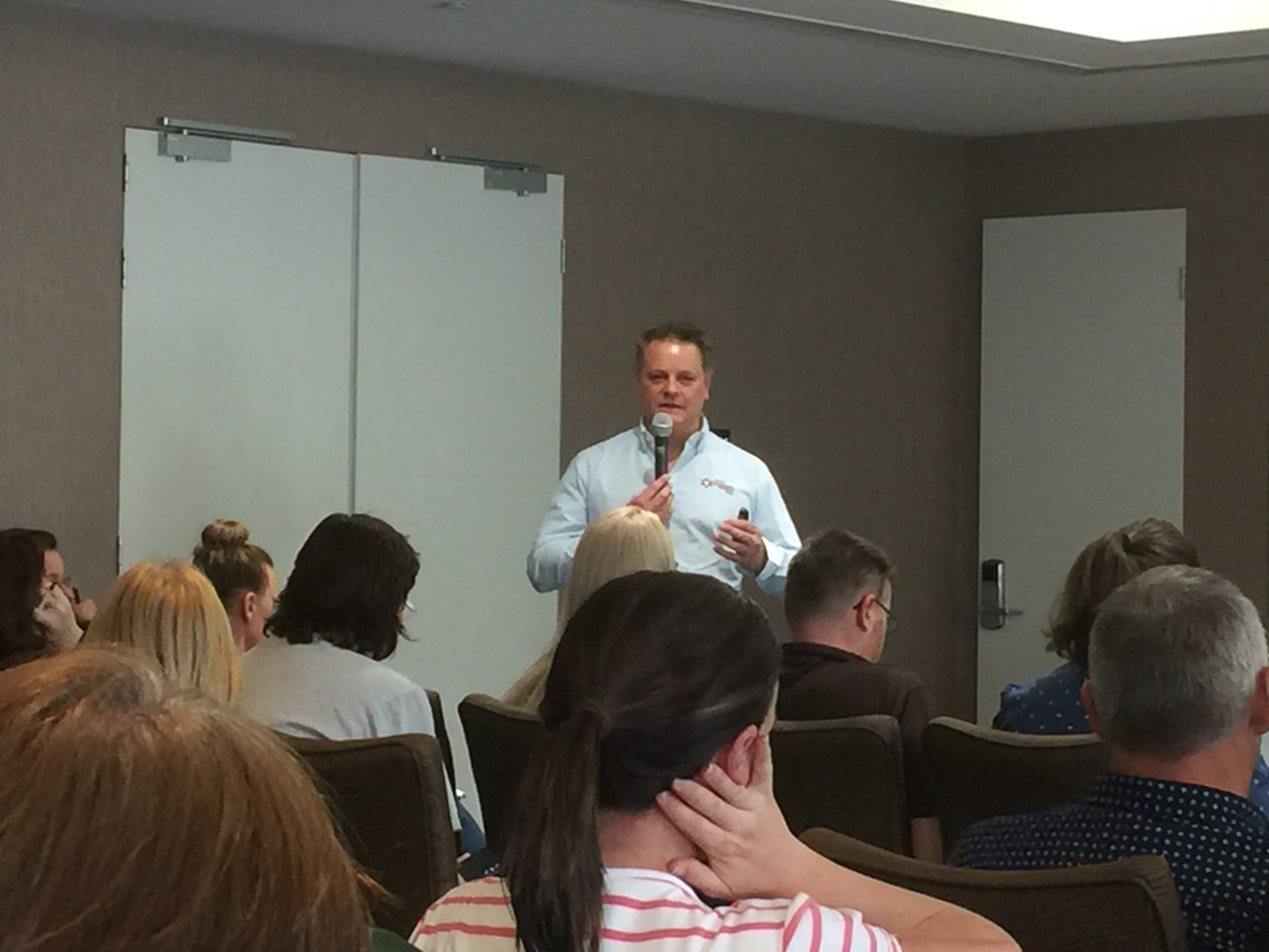 Dr Paul Bergamo teaching chiropractors