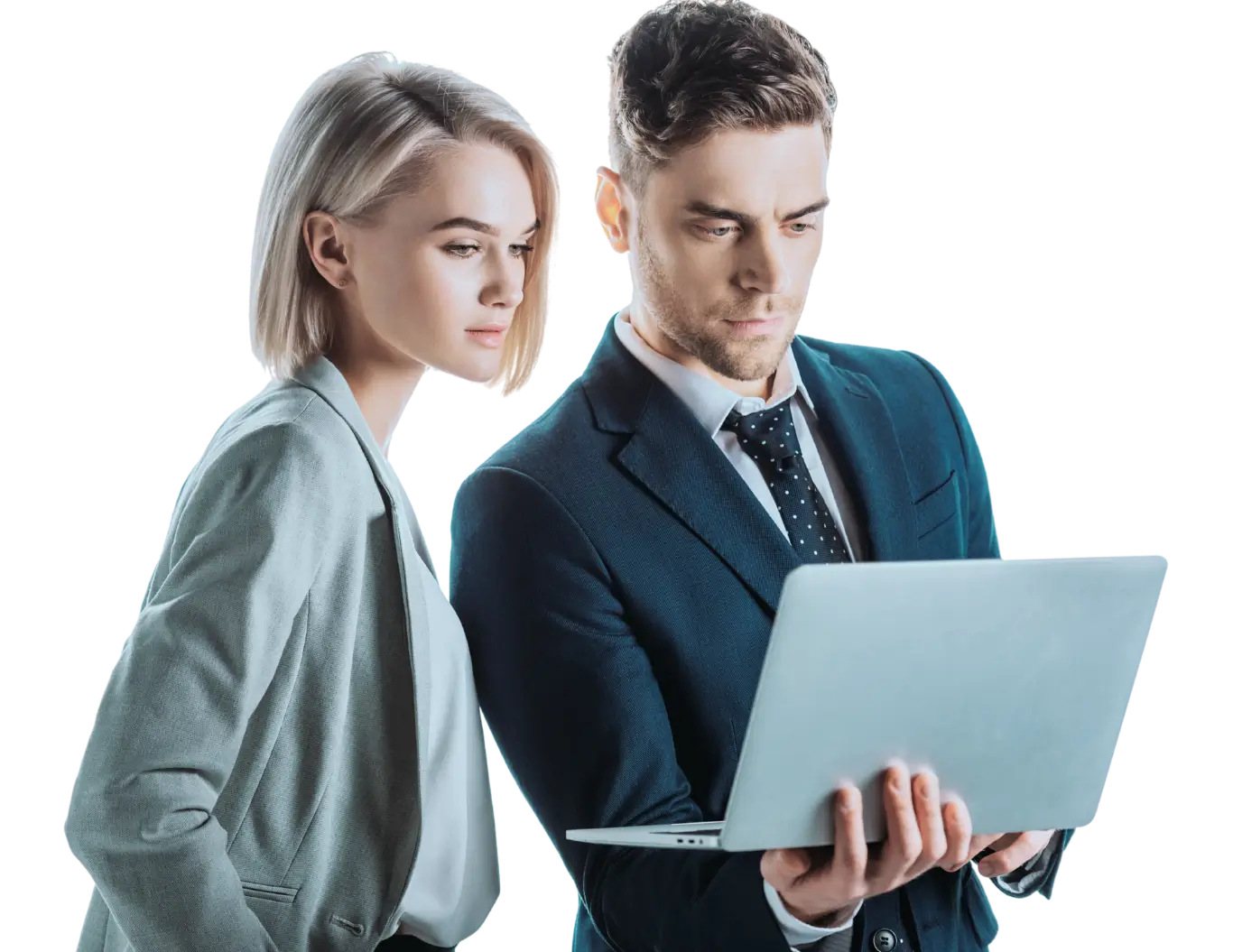 Business people working together
