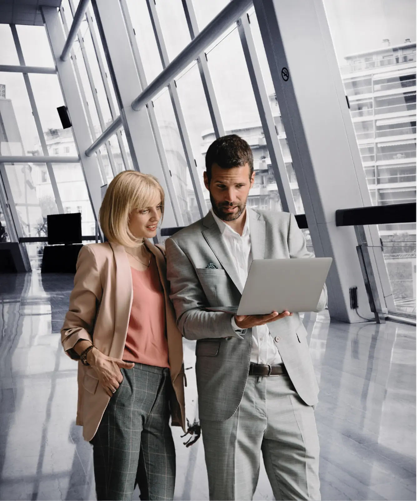 Business people working together