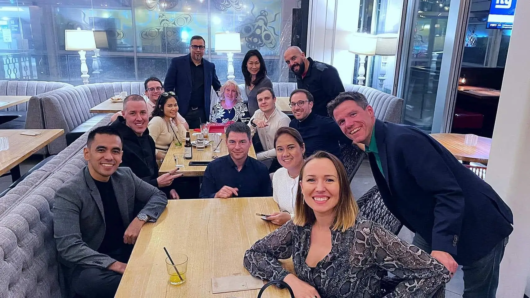 With Entrepreneurs from Canada, USA, Germany, Italy, France, Russia