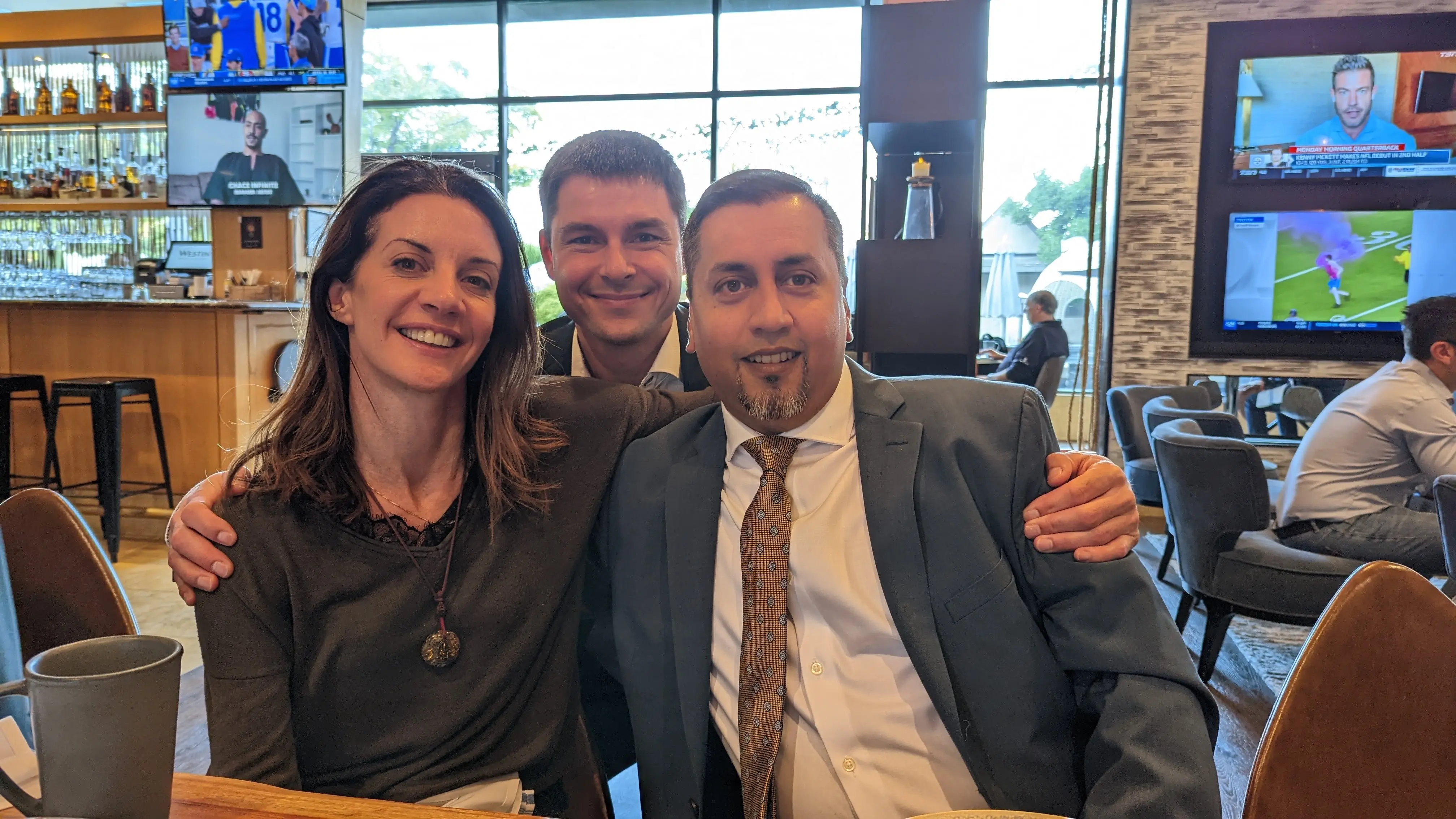 With Entrepreneurs from Canada, France