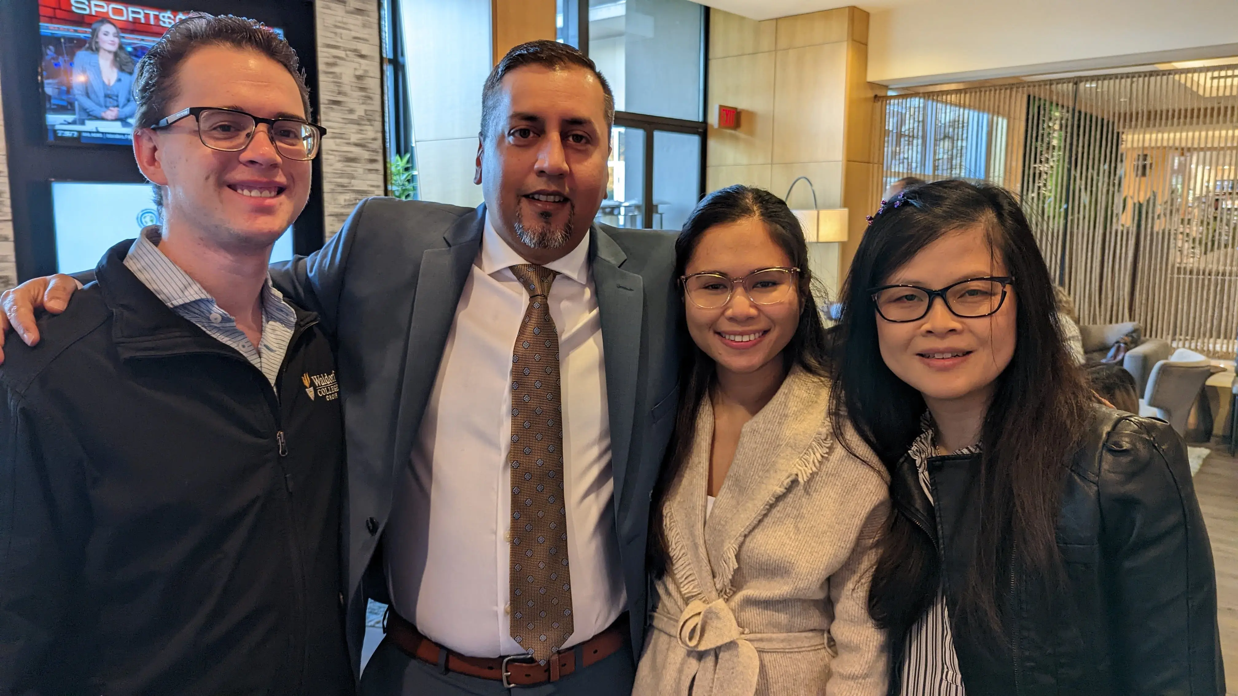 With Entrepreneurs from Thailand, Canada