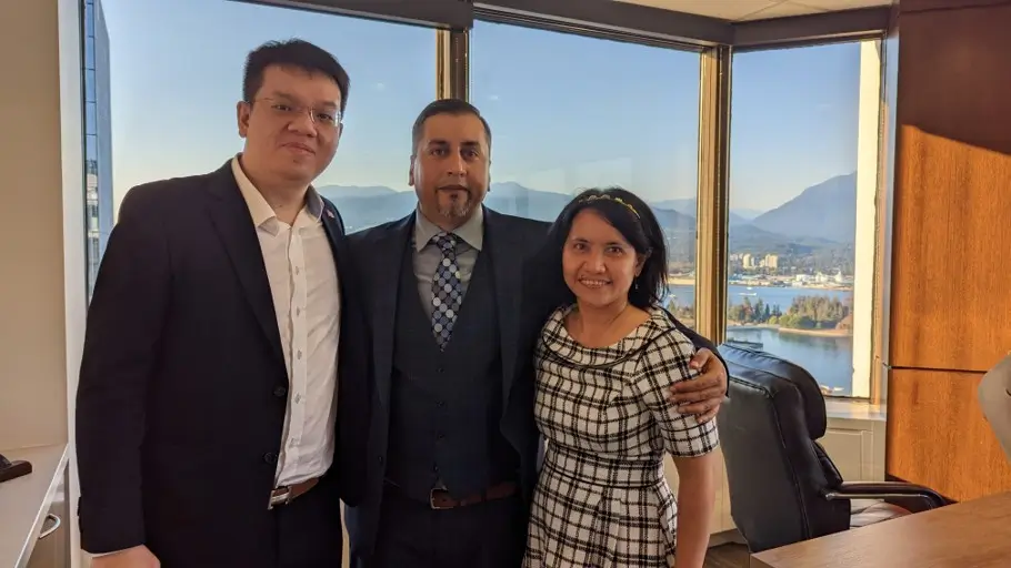 With Entrepreneurs from Singapore, Australia