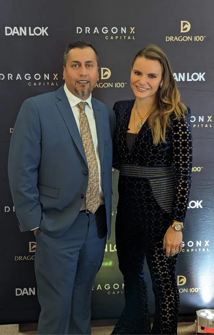 With Michele Romanow, Dragons Den Canada Fame