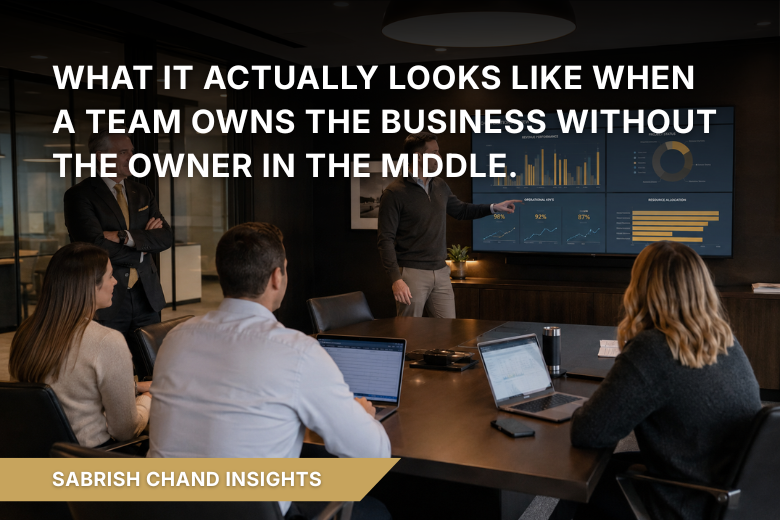 What It Actually Looks Like When a Team Owns the Business Without the Owner in the Middle.