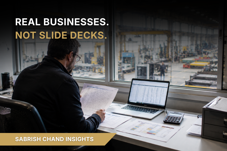 Real Businesses. Not Slide Decks.