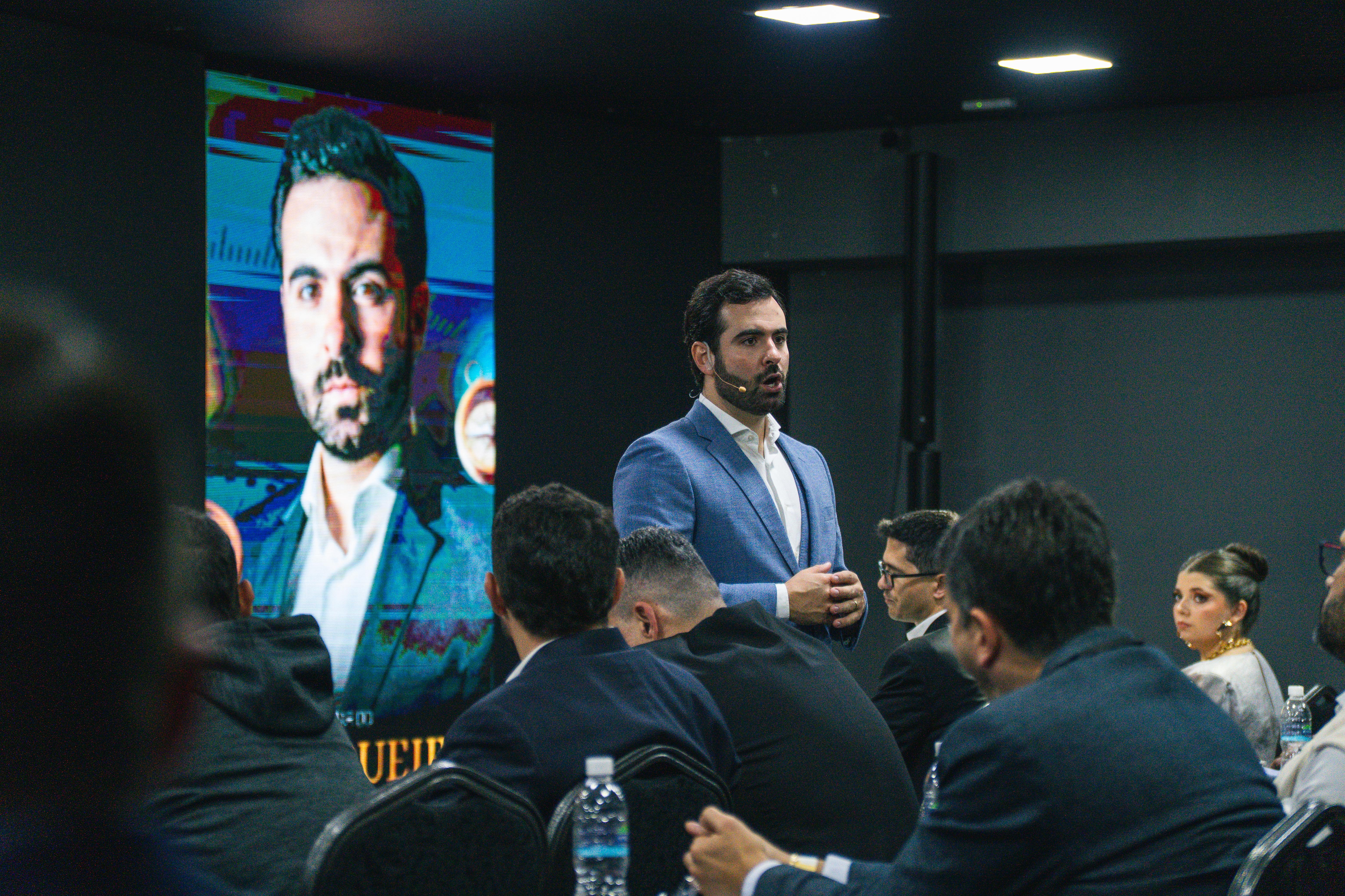 Bruno e plateia do evento anterior