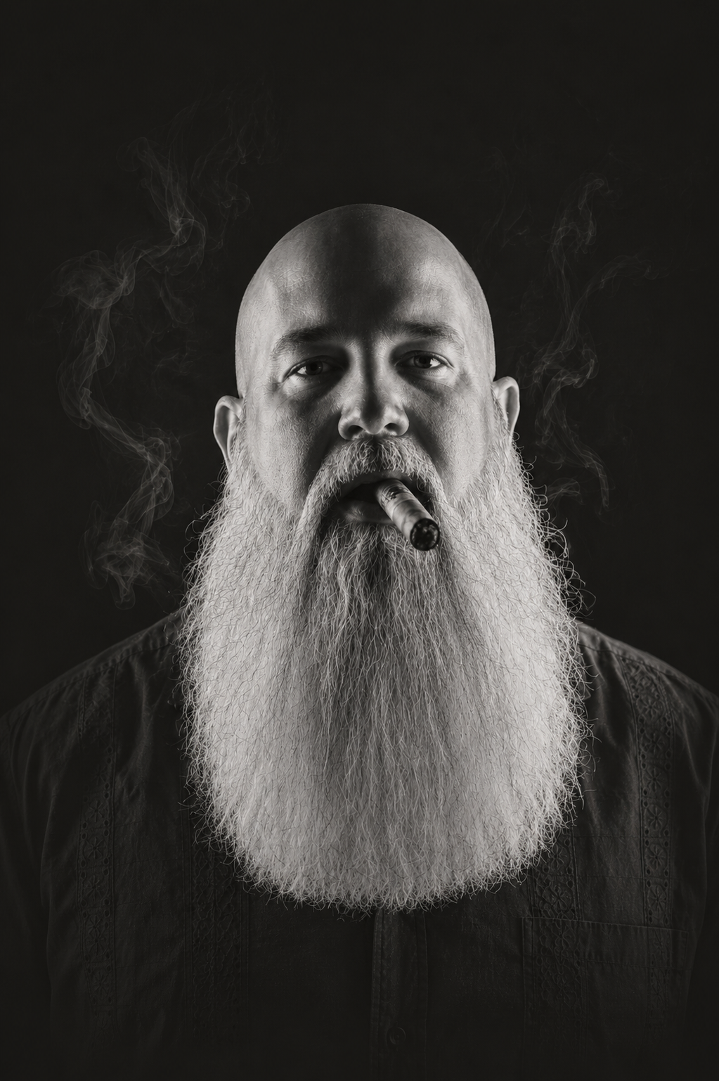 Chris Strother, founder of The Smoking Room Co., in the Sunday Afternoon Smokes studio